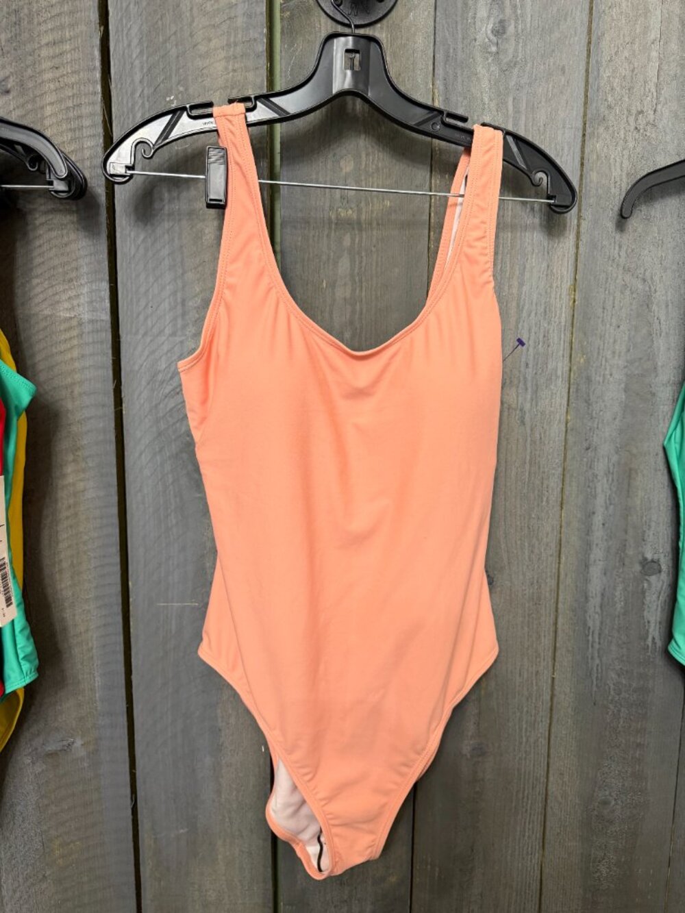 Nicole Miller Studio 1 PC Swimsuit w/ Scoop Back Women's Size L NWT